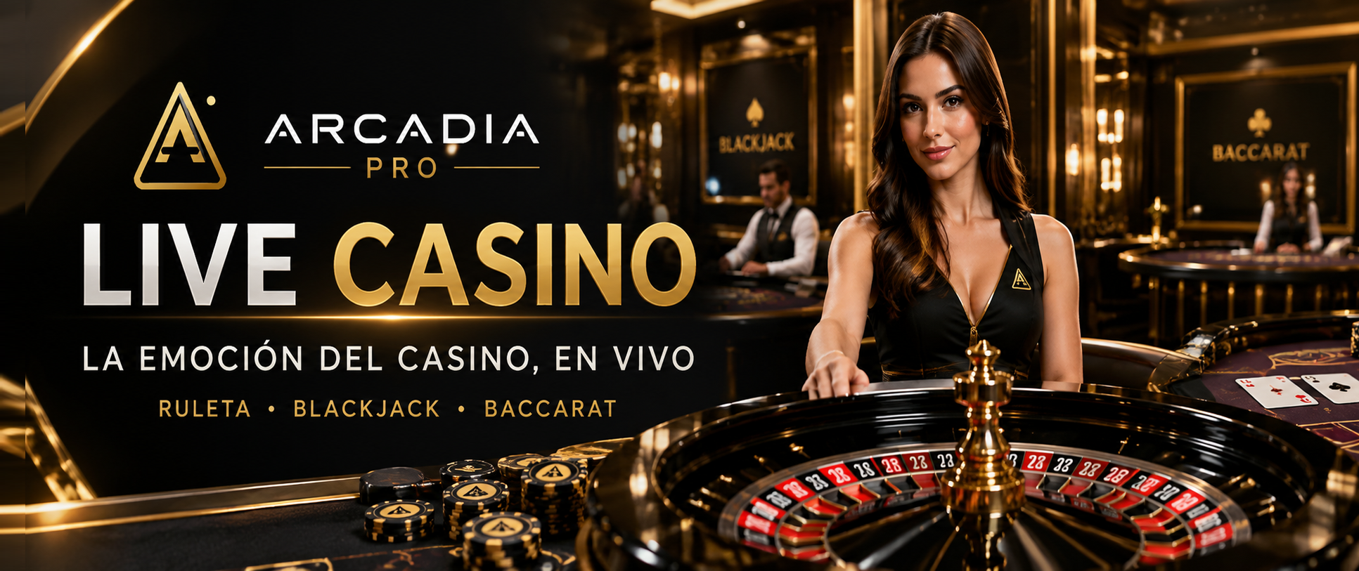 Arcadia Pro - Live Casino y Ruletas en Vivo